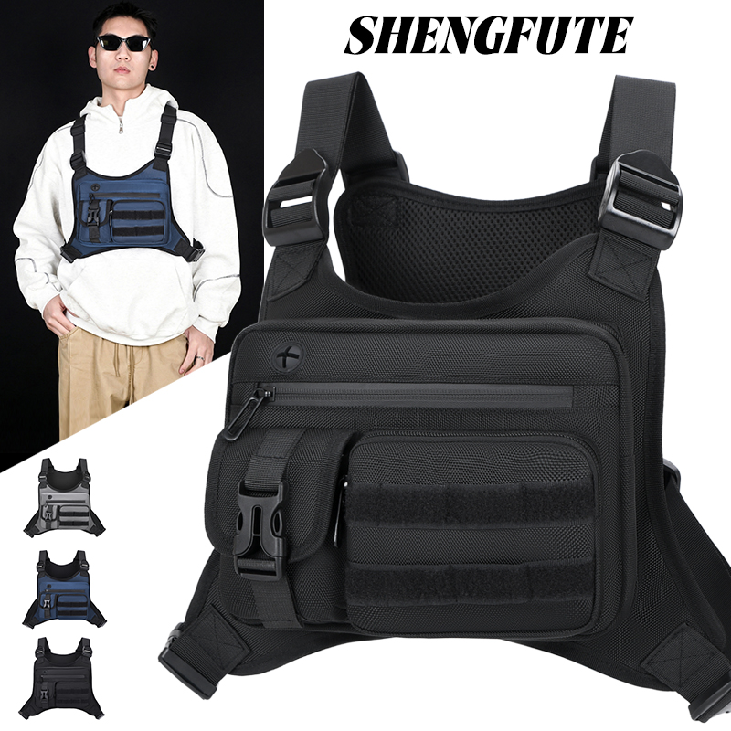 Cycling Gear Tote - Tas Dada Taktis Pria Multi Kantong