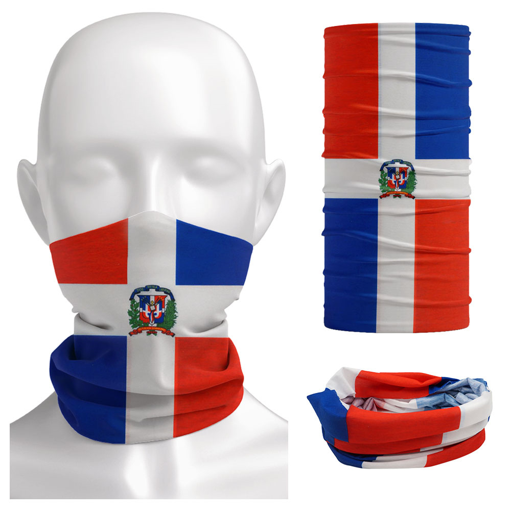 Cycling Gear Men - Dominica Bandana bendera nasional tanpa kelim
