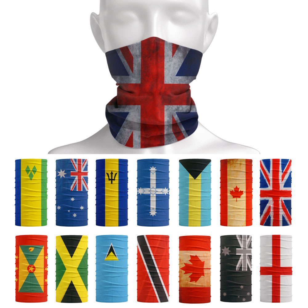 Cycling Gear Australia - Bandana bendera negara Persemakmuran penutup kepala