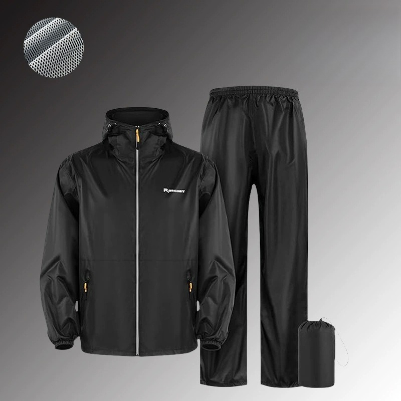 Setelan Jas Hujan Anti Air Ref - Cycling Gear Men ulasan dan harga