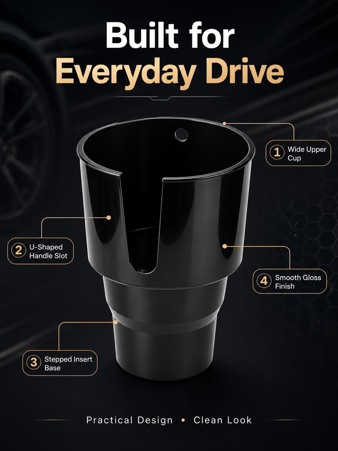 Adaptor Ekspansi Tempat Gelas  - Water Bottle Holder ulasan dan harga