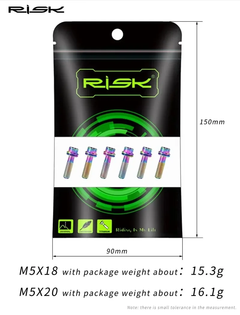 Sekrup sepeda RISK, Aksesoris  - Xc Mtb Gear ulasan dan harga