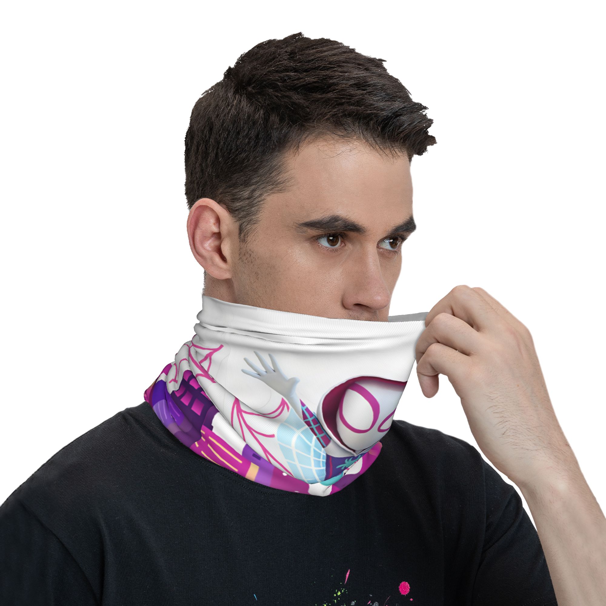 Bandana Spider Ghost Gwens Vin - Cycling Face Mask ulasan dan harga