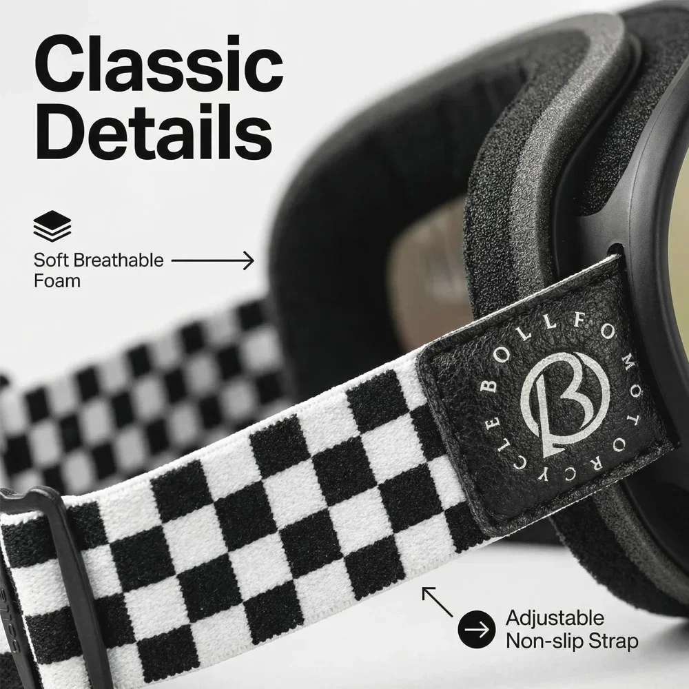 Kacamata Motor Vintage untuk D - Vintage Cycling Gear ulasan dan harga