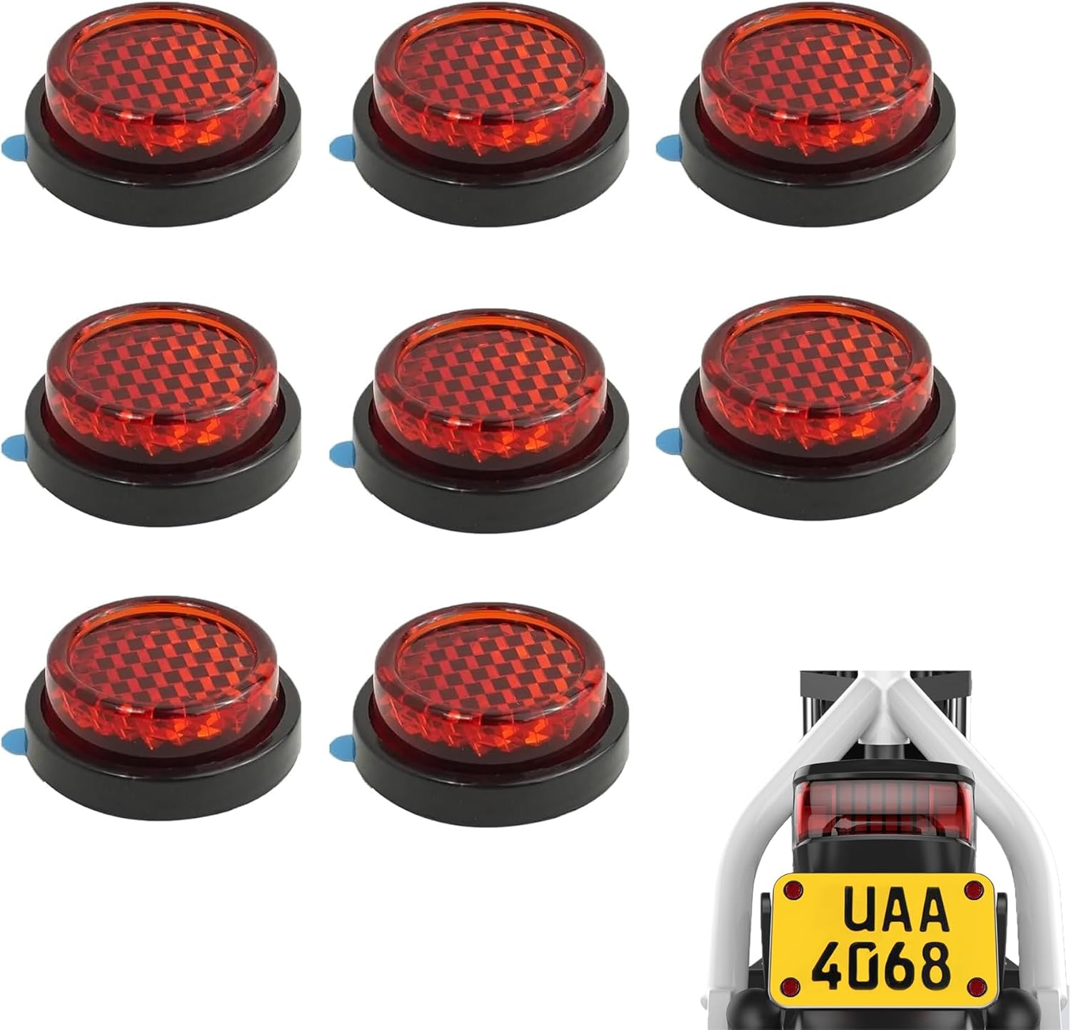 6 Buah Reflektor Sepeda Motor  - Vintage Cycling Gear ulasan dan harga