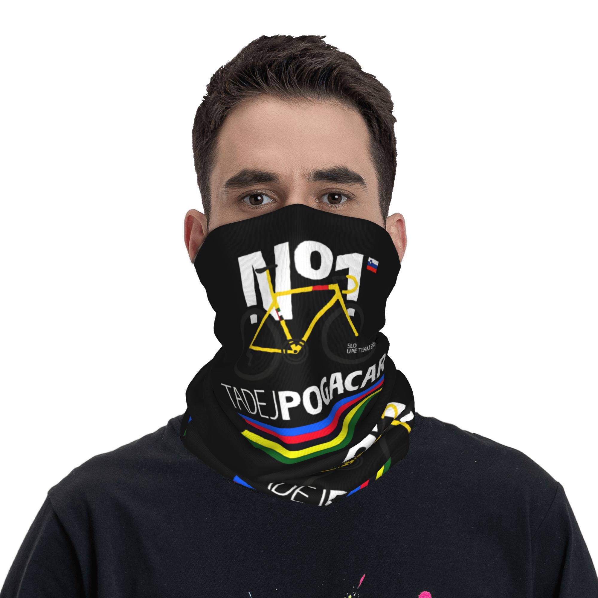 Tadej Pogacar Bersepeda Bandan - Cycling Face Mask ulasan dan harga