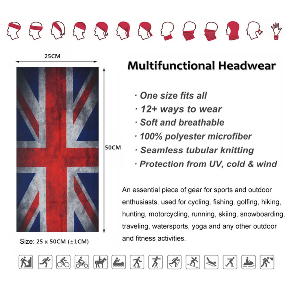 Bandana bendera negara Persema - Cycling Gear Australia ulasan dan harga