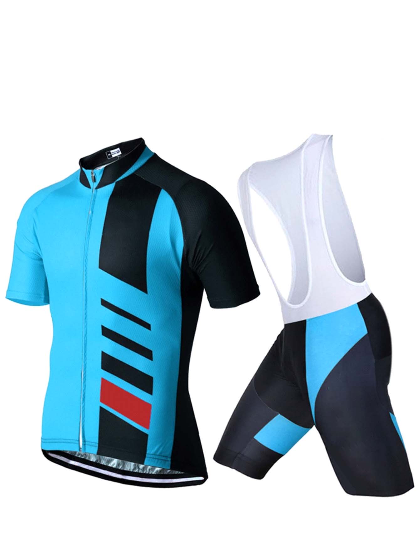 Set Jersey & Celana Pendek Ber - Cycling Gear Apparel ulasan dan harga