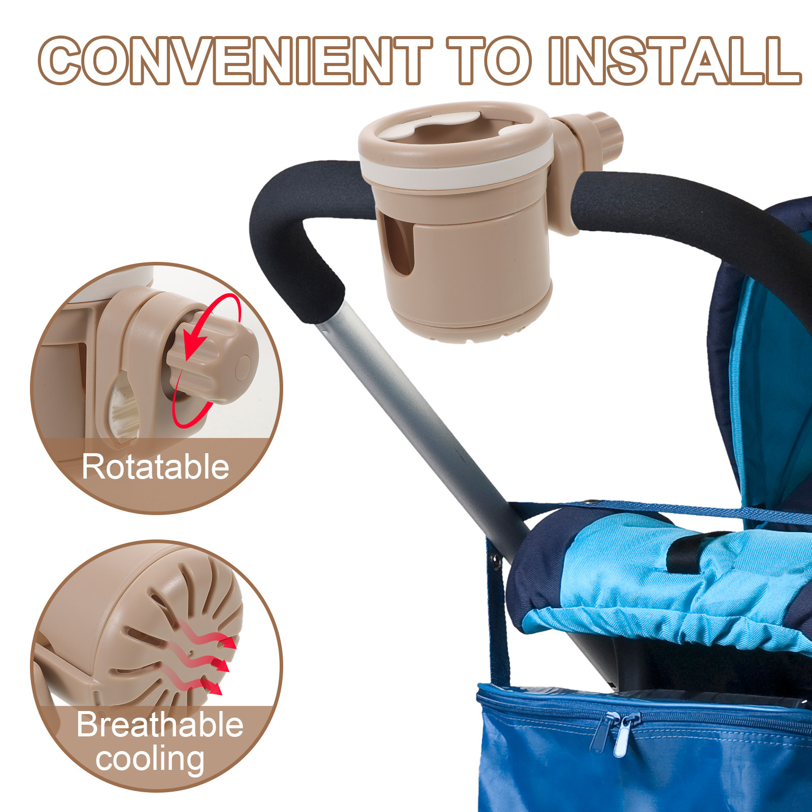 Penyangga Mikrofon dengan Temp - Water Bottle Holder ulasan dan harga