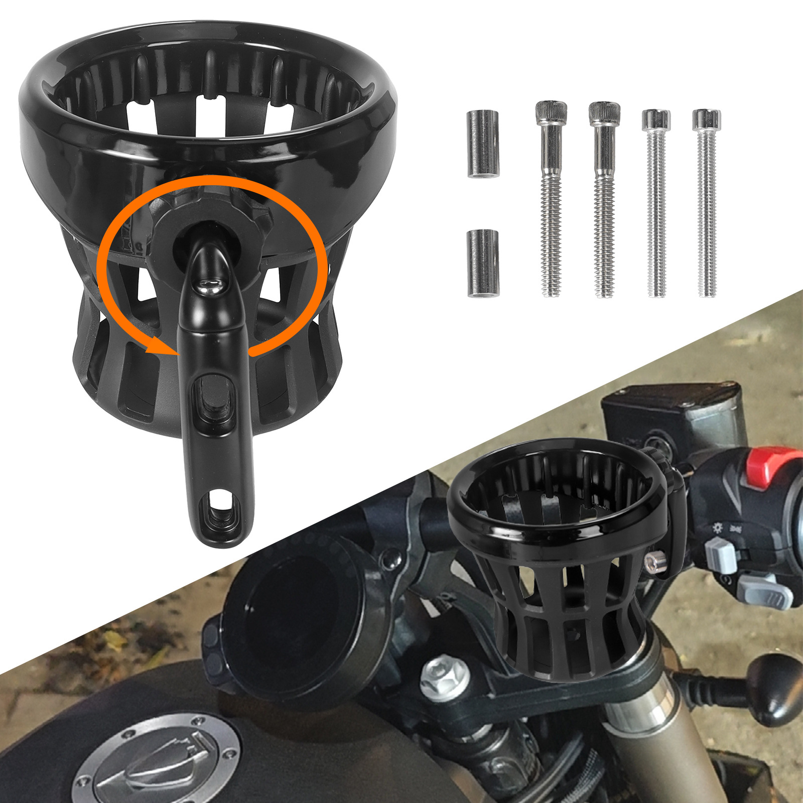 Penyangga Botol Air Sepeda Mot - Water Bottle Holder ulasan dan harga