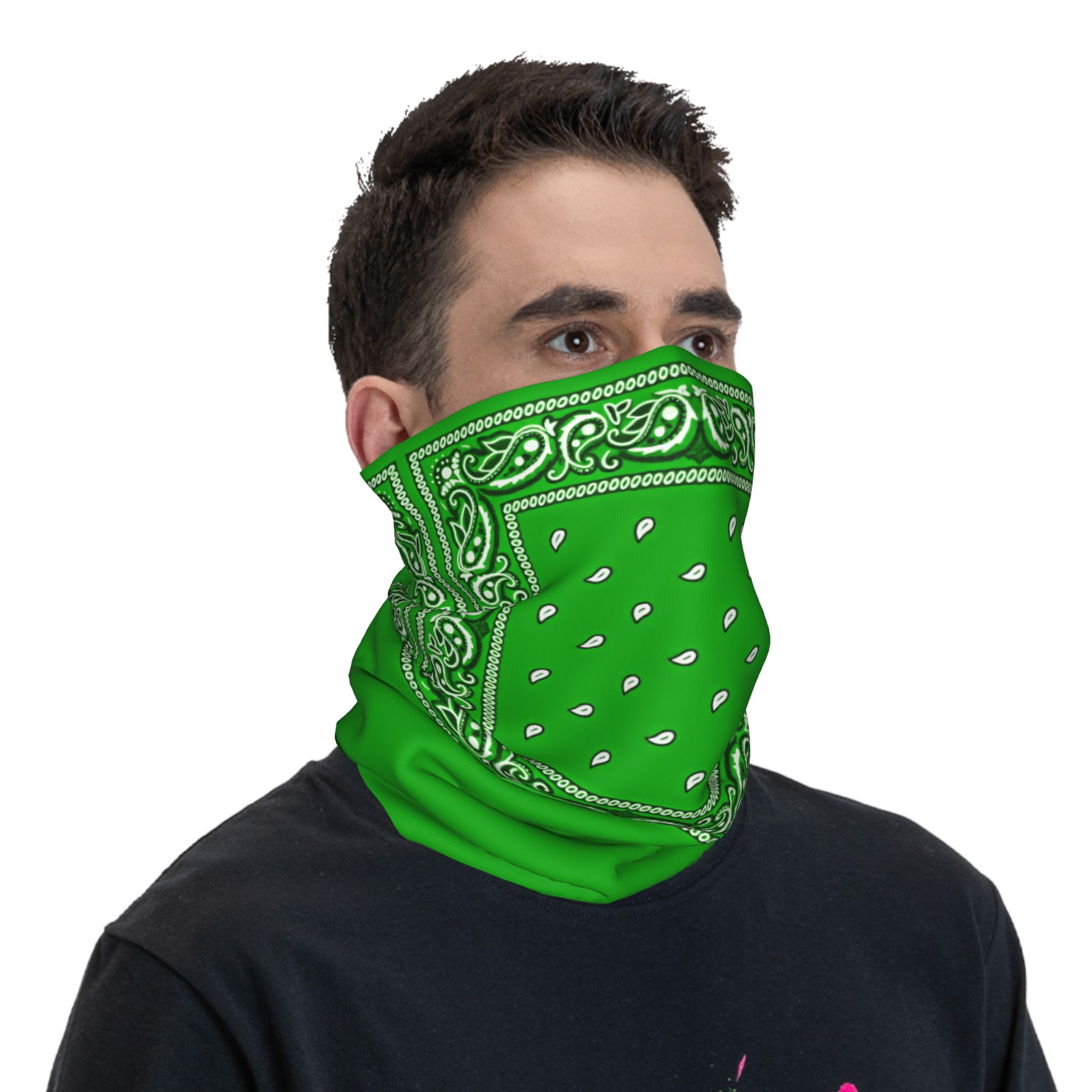 Bandana Hijau Keren, Masker Be - Cycling Face Mask ulasan dan harga